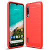 Flexi Slim Carbon Fibre Case for Xiaomi Mi A3 - Brushed Red